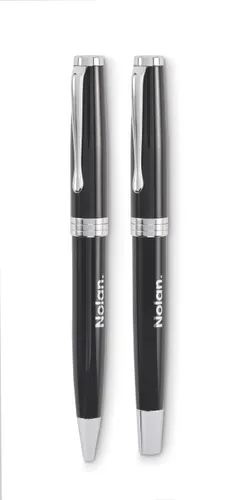 Set de stylos à bille et roller personnalisés - Lyon Set