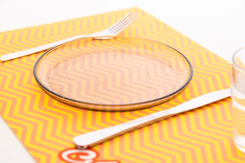 Set de table RPET personnalisable publicitaire - CreaFelt Dine