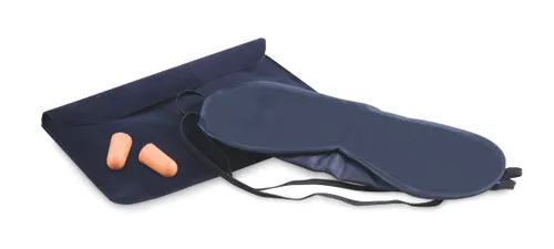 Set oreiller personnalisé, masque et bouchons d'oreilles - Travelplus