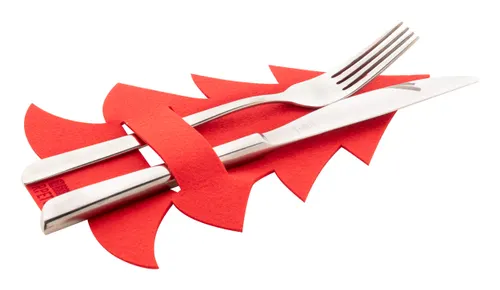 Set porte-couverts personnalisés de Noël en RPET - Tonsvik