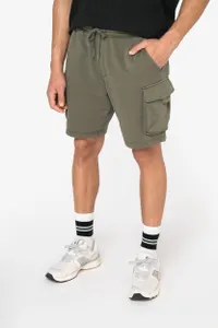 Short cargo écoresponsable délavé personnalisé French Terry homme - Native Spirit