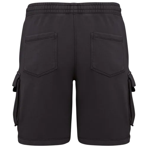 Short cargo écoresponsable délavé personnalisé French Terry homme - Native Spirit