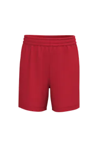 Short multisport en polyester enfant - PROACT® | Sporty Red