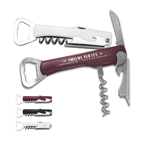 Sommelier limonadier tire-bouchon décapsuleur personnalisé