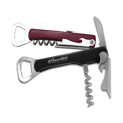 Sommelier limonadier tire-bouchon décapsuleur personnalisé