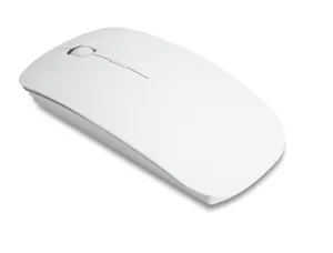 Souris sans fil personnalisable Curvy | White