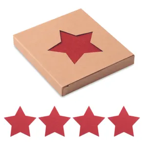Sous-verres personnalisables en feutre RPET - Starguard | Red