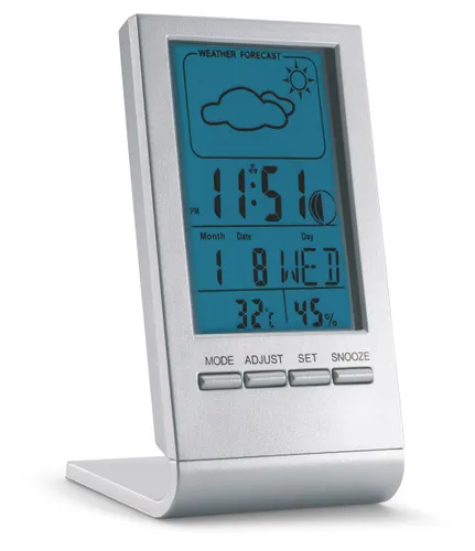 Statio météo LCD bleu personnalisée - Sky