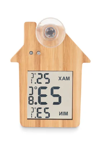 Station météo en bambou personnalisable - Hisa