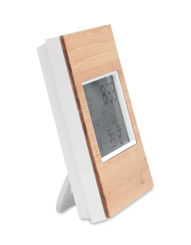 Station météo publicitaire finition bambou - Turku