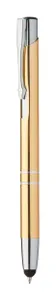 Stylo à bille publicitaire avec stylet - Tunnel | Doré