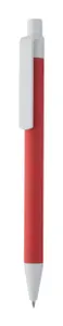 Stylo à bille publicitaire - Ecolour | Rouge / Blanc