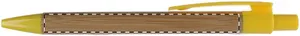 Stylo à bille en bambou personnalisé - Colothic | Jaune / Naturelle