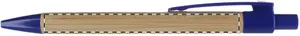 Stylo à bille en bambou personnalisé - Colothic | Bleu / Naturelle