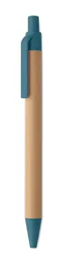 Stylo à bille en bambou personnalisé - Itea Colour | Bleu