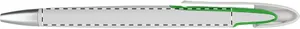 Stylo à bille personnalisé - Serval | Vert / Blanc