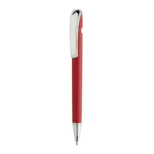 Stylo à clip métallique en ABS recyclé GRS Glide - XD Collection | Rouge