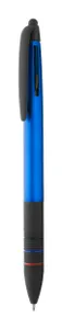 Stylo bille publicitaire 3 couleurs stylet - Trime | Bleu / Noir