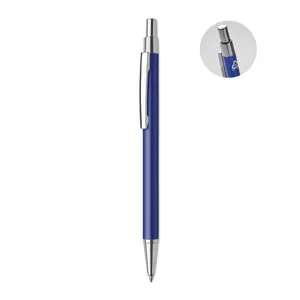 Stylo bille aluminium recyclé personnalisé - Dana | Royal Blue