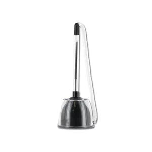 Stylo bille de comptoir personnalisé sur socle avec ressort | Noir 35