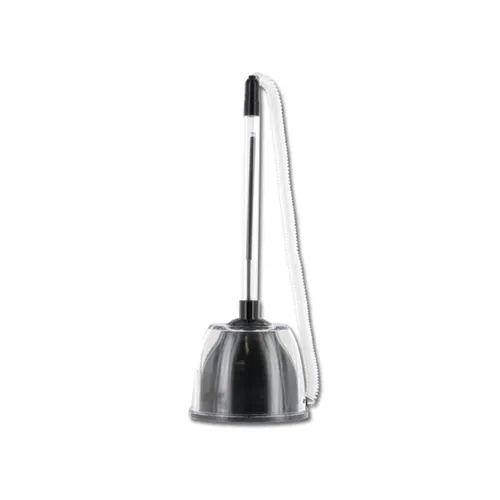 Stylo bille de comptoir personnalisé sur socle avec ressort