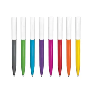 Stylo bille personnalisé écriture bleue corps antibacterien