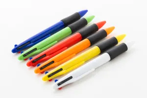 Stylo bille personnalisé 4 couleurs RABS - Quattro | Blanc