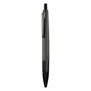 Stylo bille personnalisé écriture bleu corps et clip métal | Noir 35 - Gris anthracite 91
