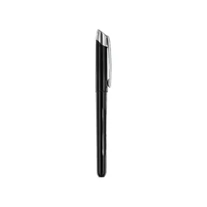 Stylo bille personnalisé écriture bleue corp et clip metal - hauser