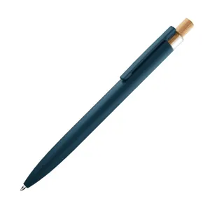 Stylo bille personnalisé écriture bleue en alu recyclé | Bleu 24