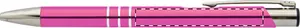 Stylo bille personnalisé publicitaire - Rechannel Shine | Fuchsia