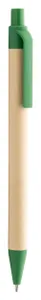 Stylo bille personnalisé - Plarri | Vert / Naturelle
