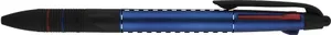 Stylo bille publicitaire 3 couleurs stylet - Trime | Bleu / Noir
