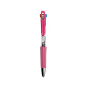 Stylo bille publicitaire 3 couleurs | Magenta 10