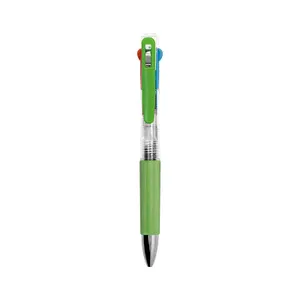 Stylo bille publicitaire 3 couleurs | Vert 15