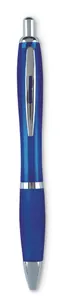 Stylo bille publicitaire à l'encre bleue - Riocolour | Transparent Blue