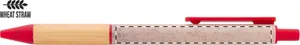 Stylo bille publicitaire - Borgy | Rouge