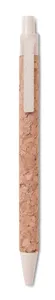Stylo bille publicitaire en liège - Montado | Beige