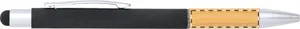 Stylo bille stylet personnalisé - Borbox | Noir