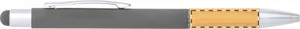 Stylo bille stylet personnalisé - Borbox | Gris