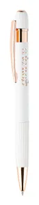 Stylo bille tactile personnalisé - Rozubi | Blanc
