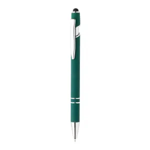 Stylo bille tactile personnalisé - Tonnel Soft | Vert Foncé