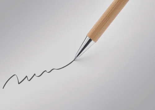 Stylo bille twist en bambou personnalisé - Naira