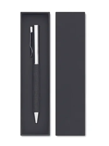Stylo bille twist métal +boîte - Scribi