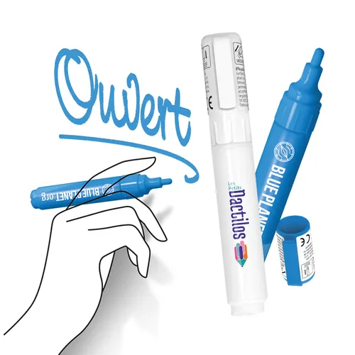 Stylo feutre marqueur craie effacable personnalisé
