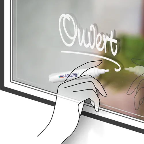 Stylo feutre marqueur craie effacable personnalisé