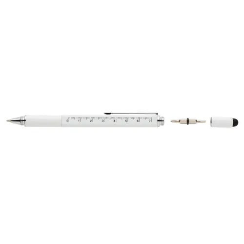 Stylo outil publicitaire 5 en 1 en aluminium - XD Collection