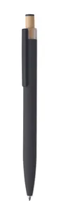 Stylo personnalisé en aluminium recyclé - Bergamo ++ | Noir