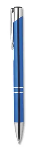 Stylo-poussoir publicitaire à l'encre noire - Bern | Royal Blue
