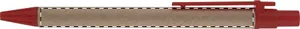 Stylo publicitaire - Karta | Naturelle / Rouge